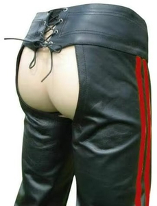 Nuevo diseño de cuero de estilo personalizado Chaps de cuero genuino suave de la mejor calidad Chaps completos en precio al por mayor - Product Image 5