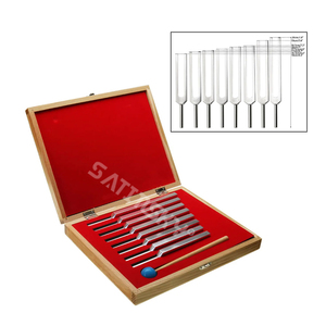 Herramientas musicales de curación médica, diapasón de Yoga de 136,1Hz con cubierta de cinturón y martillo, herramientas de práctica de nervios de meditación - Product Image 6