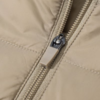 Blouson Bomber Homme Hiver Personnalisable OEM de Haute Qualité, Coupe Slim, en Toile Matelassée Douce et Décontractée, Chaud, Respirant, Rembourré en Coton, Séchage Rapide