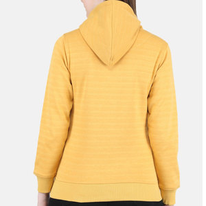 Sweat-shirt à capuche décontracté en coton respirant à manches longues pour femme, coupe oversize, avec logo personnalisé et motif lettres, Nouveauté, Vente Flash USA Teamwear - Product Image 4