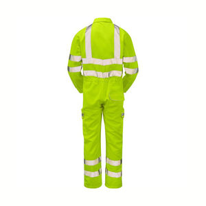 Overol de Trabajo de Seguridad Reflectante de Alta Visibilidad, Transpirable, de Algodón, Hecho a Medida, Nuevo Diseño - Product Image 2