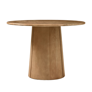 Table à manger sur pied rond Meubles en bois vietnamiens de haute qualité, support d'expédition rapide pour les grossistes mondiaux - Product Image 2