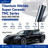 Láminas de Tinte para Ventanas de Automóviles con Garantía de 10 Años, 99% UVR+99% IRR, Alto Rechazo de Calor, 1.8mil, Nano Cerámicas