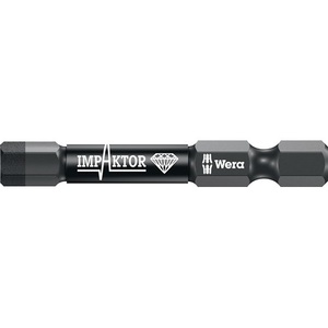 <b>Screwdriver</b> Bit Set WERA 840/4 IMP DC 4mm X 50mm 1/4" E6.3 Impact 5-Piece Box - Product Image 1