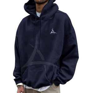 Sweat à capuche surdimensionné personnalisé en coton 100 % respirant et écologique pour homme – Meilleure vente OEM – Collection Automne - Product Image 4