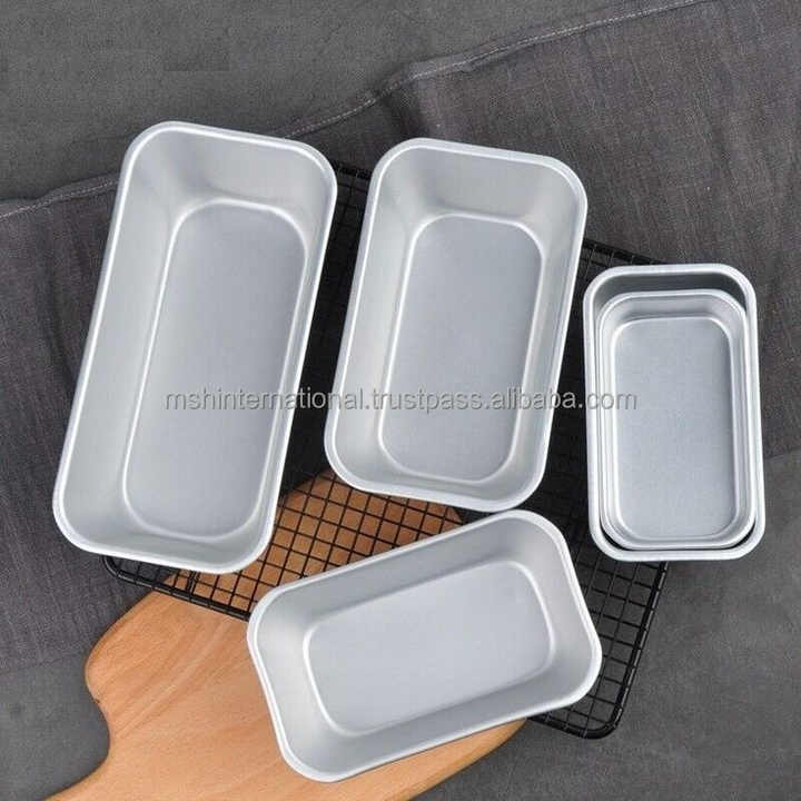 Bakeware Loaf Pan Aluminum Snow Toast Box Cheese Box Baking Roast Brownie Rectangular Cake Small Toast Bread Mold Cake Mold