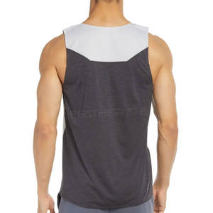 Camiseta sin mangas transpirable de secado rápido al por mayor Camiseta sin mangas de bajo precio Ropa de entrenamiento sin mangas Camiseta sin mangas para hombres - Product Image 2