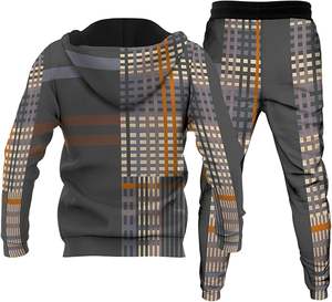 Nuevo chándal de algodón 100% para hombres y ropa de invierno Jogging Workout Hoodie pantalones de chándal para manga larga - Product Image 3