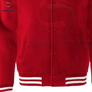 Chaqueta Varsity Personalizada de Alta Calidad para Hombre, Tallas Grandes, Ropa de Invierno, Chaqueta Deportiva con Bordado de Letras - Product Image 6