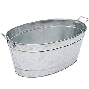 High Quality Manufacturer Metal Galvanized Beverage Tub Tabletop Luxury Metal Galvanized <b>Beer</b> Ice <b>Bucket</b> - Product Image 1