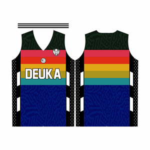 Maillots de basket-ball sublimés personnalisés OEM évacuation de l'humidité et tissu à séchage rapide respirant strass numéro de nom pour les sports d'été - Product Image 2