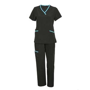 XL Breathable 100% Cotton Unisex Surgical <b>Scrub</b> <b>Sets</b> with Custom Logo Needle Detection Hospital Use - Product Image 5