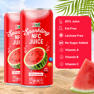 Bebida de Jugo de Sandía Espumosa VINUT 330ml, Muestra Gratuita, Precio al por Mayor, Fabricante de Marca Blanca OEM ODM, ISO - Product Image 5