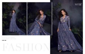 Mrunal Designer Robe moderne Anarkali entièrement cousue avec une belle séquence de broderie pour les fêtes de mariage Tenue de fête - Product Image 2