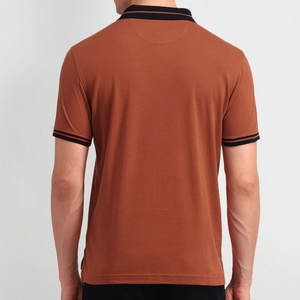 Nouveauté, look classique, tendance, vêtements d'extérieur, polo pour homme, service OEM, prix bas, logo imprimé écologique, polo - Product Image 3