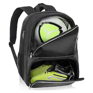 Sac à dos de football étanche personnalisé avec porte-balle Sac à dos de football Sac d'équipe avec porte-balles