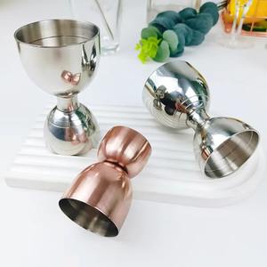 Jigger de cobre y acero inoxidable de diseño de lujo ligero, vajilla personalizada al por mayor, herramienta decorativa más exigente - Product Image 1