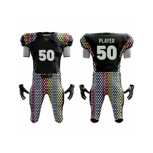 ชุดยูนิฟอร์มอเมริกันฟุตบอลคุณภาพพรีเมียมรุ่นใหม่ล่าสุด แบบไม่มีแขน สำหรับผู้ใหญ่ ทนทาน ระบายอากาศได้ดี ป้องกันรังสียูวี ซึมซับเหงื่อ - Product Image 1