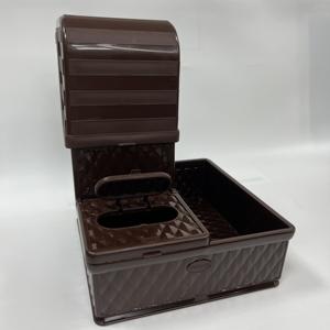 Plateau en plastique anti-poussière avec couvercle pour baguettes et cuillères Boîte en papier intégrée Matériau PP Service OEM - Product Image 2