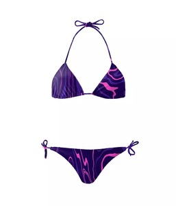 Maillot de bain 2 pièces pour filles, nouveau design, à la mode, logo personnalisé OEM, vente en gros, ensembles de bikini pour la plage - Product Image 5