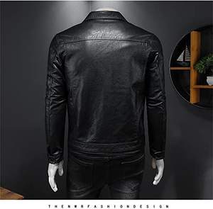 Veste de moto en similicuir homme - Product Image 3