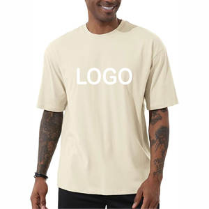 Camiseta para hombre, camiseta, camisetas de alta calidad 100% algodón con cuello redondo, logotipo OEM para hombre, liso en blanco - Product Image 1