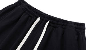 Nuevos estilos, pantalones cortos lisos para niños, algodón, rizo francés, Color sólido, cintura elástica, tejido, algodón para niños, pantalones cortos para niños, envío DDP - Product Image 3