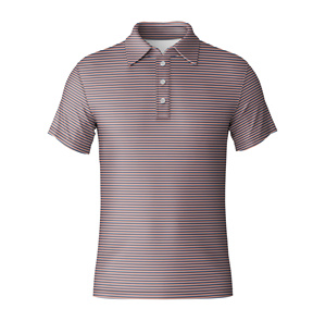Camiseta de Golf para Hombre, Jersey Sólido, Poliéster y Elastano, Ligera, Antiarrugas, de Secado Rápido, Ropa Deportiva - Product Image 1