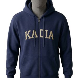 Sudadera con Capucha Unisex de Invierno con Cremallera y Bordado, Transpirable, Ecológica, de Punto, Ajuste Holgado, Venta al por Mayor Personalizada - Product Image 4