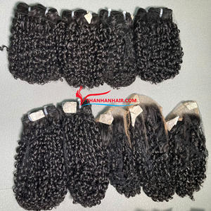 Produits chauds de haute qualité 100% Extensions de cheveux Remy vietnamiens vapeur pour Pixie Curl trame pas de perte pas d'enchevêtrements prix usine - Product Image 6