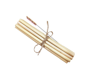 Pajita de bambú hecha a mano: Pajita de bambú natural de Vietnam, ideal para comedor ecológico y uso familiar reutilizable, elección sin toxinas - Product Image 1