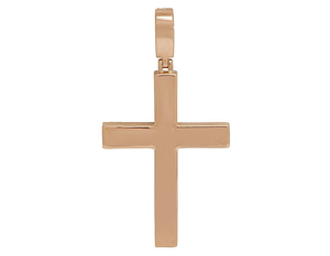 Pendentif croix en diamant rond personnalisé entièrement glacé S925 pour hommes et femmes - Product Image 3