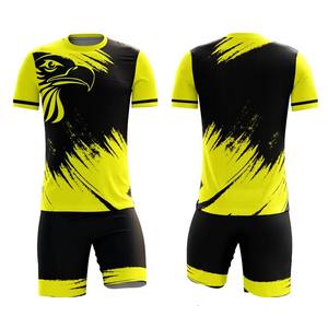 Camiseta de entrenamiento de fútbol personalizada sublimación 100% poliéster traje de fútbol uniformes de fútbol - Product Image 1