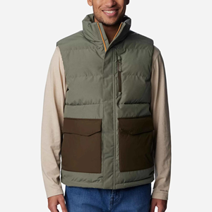 Nouvelle conception, veste matelassée sans manches ajustée et unie, dernière arrivée, veste matelassée sans manches pour hommes pour adultes - Product Image 1