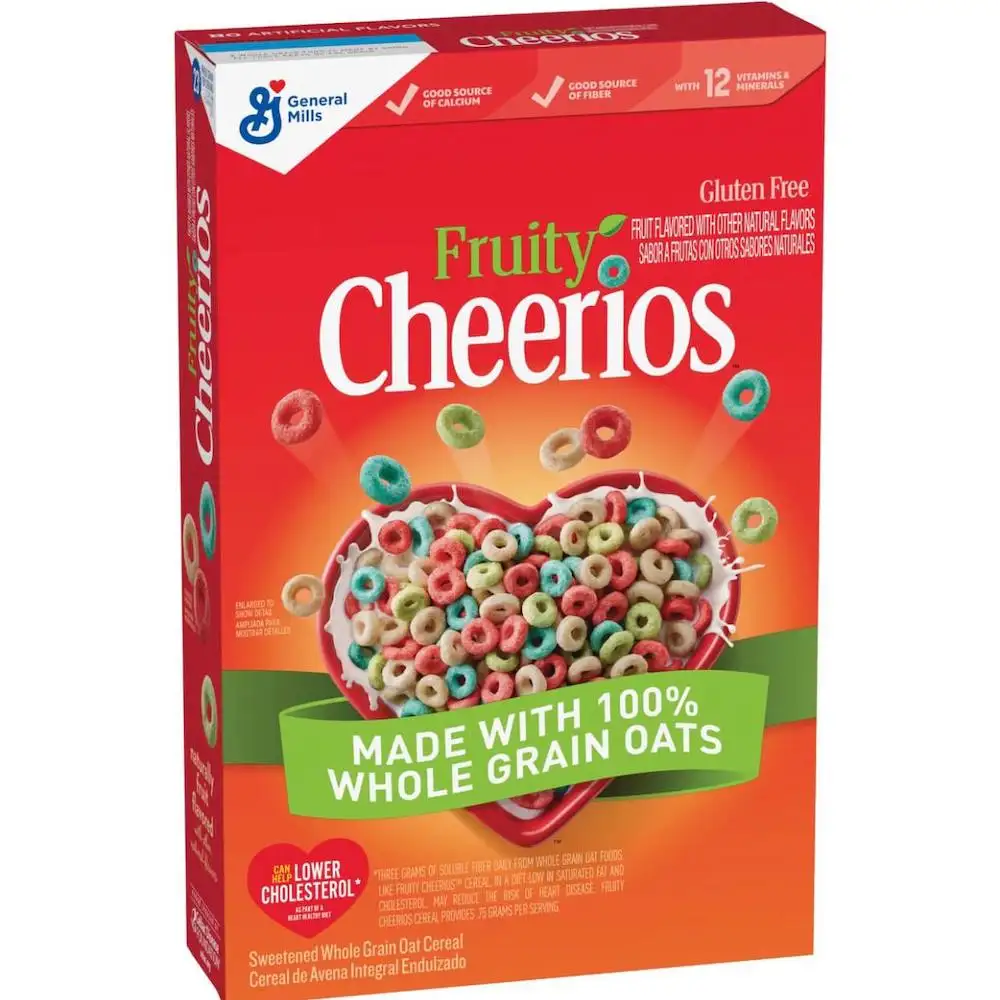 Fruity Breakfast Cereal Limited Edition Gluten-Free 1 LB Packaging/ Banana Caramel Breakfast Cereal Made With 100% Oats