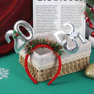 <span class=keywords><strong>2025</strong></span> fiesta de año nuevo suministros de vacaciones fotomatón Prop brillo Año Nuevo diademas coloridas para decoración de Navidad Año Nuevo - Product Image 6