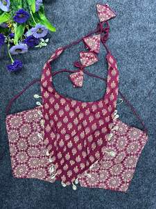 Vente chaude Belle Dressing Fancy Festival Wear Ajrakh Cotton With Real Kodi Blouse Fournisseur et exportateur indiens - Product Image 3