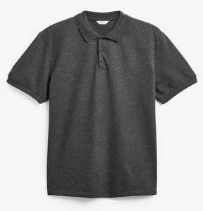 Motif uni unisexe pour polos manches courtes en pur coton de haute qualité avec logo personnalisé style jersey tricoté anti-rides pour l'extérieur - Product Image 5