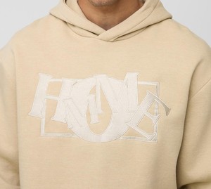 Streetwear avant Logo Patch broderie à capuche hiver vente chaude 2025 hommes coton lourd sweat à capuche à capuche - Product Image 5