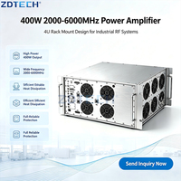 Módulo Amplificador de Potencia de Banda Ancha ZD 400W 2-6GHz RF PA, Montaje en Rack 4U
