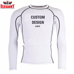 MMA Fight Training Rash Guard Compresión MMA camisa Por encargo Sublimación Impreso MMA Rash Guard Ropa de compresión Ropa de gimnasio - Product Image 4