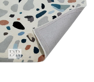 Alfombra de lana con mechones a mano grande de diseño de mármol antiguo de alta calidad para el hogar moderno para comedor, sala de estar, uso en sala de juegos - Product Image 3