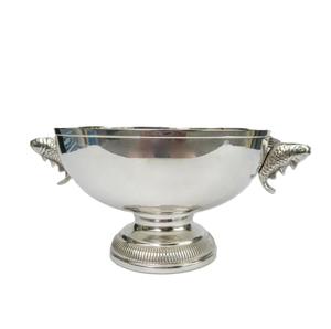 Round Shape Stainless Steel Champagne Ice Bowls Wine Cooler for Beer Soft <b>Drink</b> Eco-Friendly Party Barware Use - Product Image 5