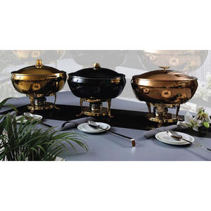 Gorgeous <b>Chafing</b> Dish Budget Friendly Stainless Steel Dish Equipment Catering Hotel Party Buffet Restaurant Wedding Full Size - Product Image 1