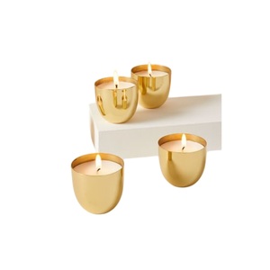 Superior Quality Classic Design Iron Metal Candlestick <b>Holder</b> Bowl Shape <b>Tealight</b> <b>Holder</b> for Home Festive Decoration - Product Image 2