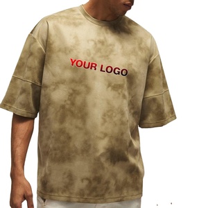 Camiseta Deportiva de Manga Corta para Hombre, Tejido Transpirable, Algodón Grueso, Corte Holgado, con Opción de Logotipo Personalizado - Product Image 1