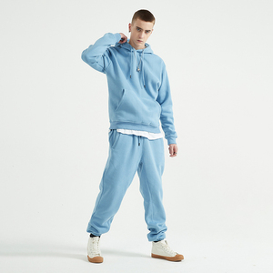 Vente en gros de vêtements de sport d'hiver personnalisables, sweat à capuche surdimensionné en dentelle, cordons 100% coton, sweat court pour femmes et hommes - Product Image 2