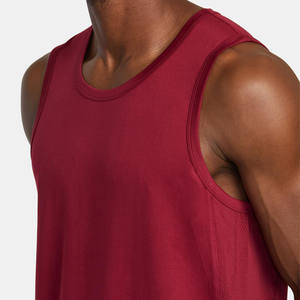 Gran Venta de camisetas sin mangas deportivas rápidas transpirables de compresión con logotipo personalizado orientado a la exportación para hombres de algodón personalizado - Product Image 2