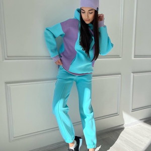 Professional High Quality Custom Logo Embroidery <b>Thermal</b> <b>Women</b> Hoodie Crew Neck Plus Size Hoodie Alpha Delta Pi Hoodie - Product Image 2