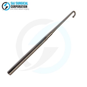 High Quality Ovariectomy <b>Hook</b> Stainless Steel Surgical <b>Tool</b> for Ovarian Removal and Veterinary Procedures with Precision Design - Product Image 1